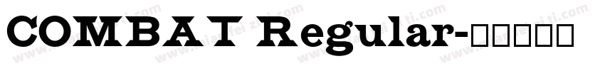COMBAT Regular字体转换